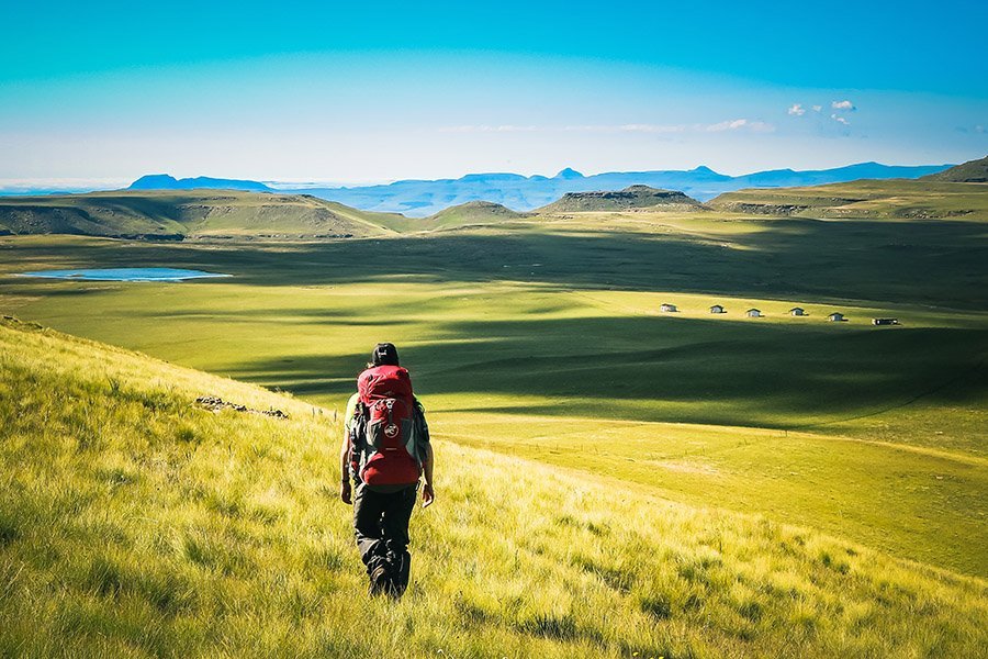 Hiking alone in Africa