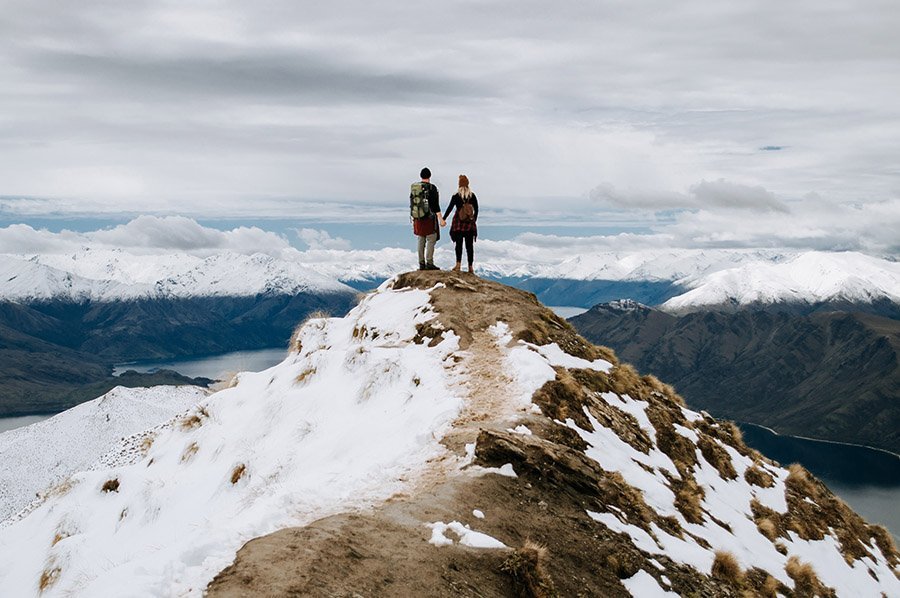 Hiking couple