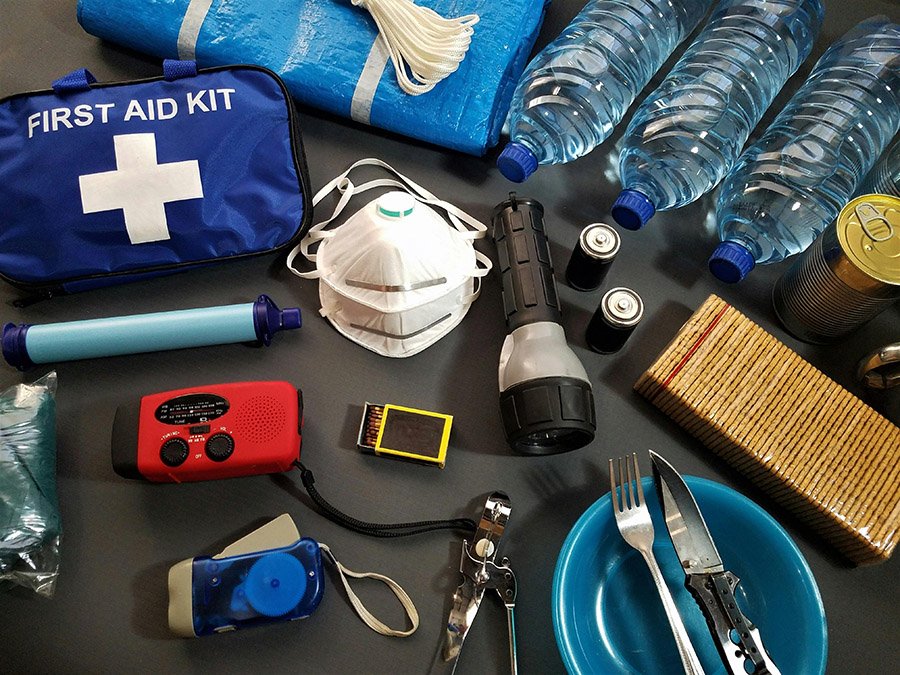 Camping first aid kit