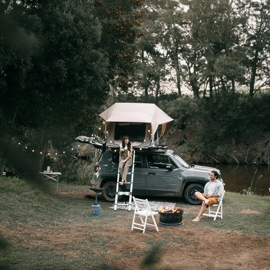 camping with a car