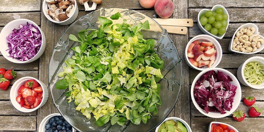 lazy camping food - salad