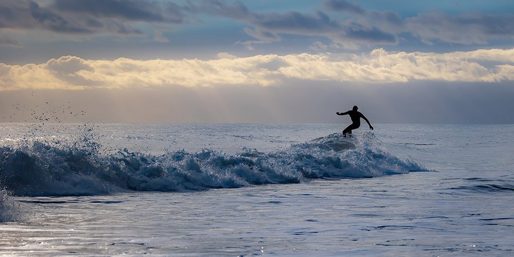 Surfing in Curaçao