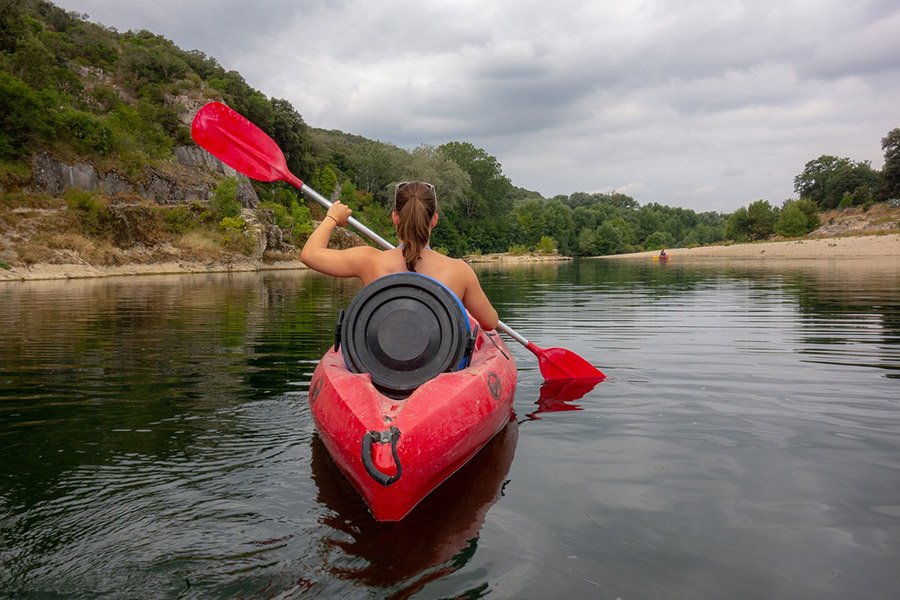 kayaking