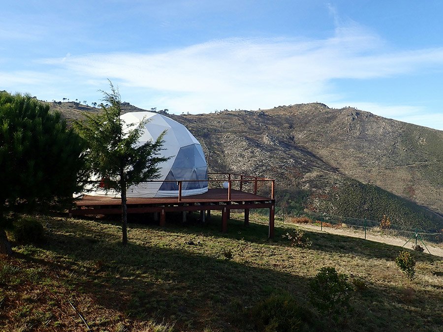 Glamping dome