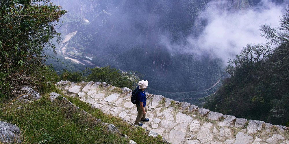 Hiking in Machu Picchu